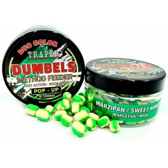 Бойлы Traper Boilies Dumbels Pop-up Duo Color 8-10 мм/30 г Marcepan/Miód (Марципан/Мед)